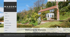 Desktop Screenshot of masons-surveyors.co.uk